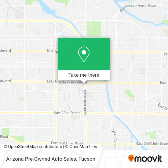 Arizona Pre-Owned Auto Sales map