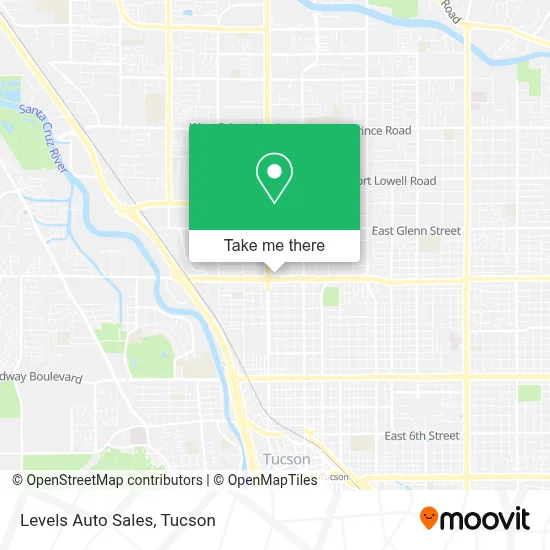 Levels Auto Sales map