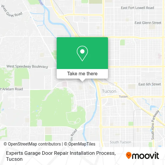 Experts Garage Door Repair Installation Process map