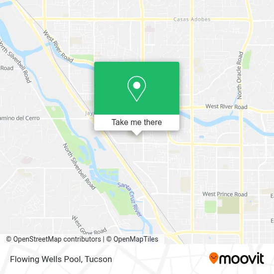 Flowing Wells Pool map