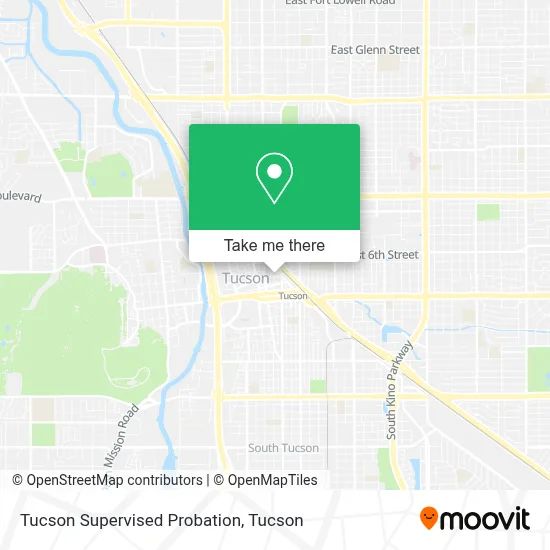 Tucson Supervised Probation map