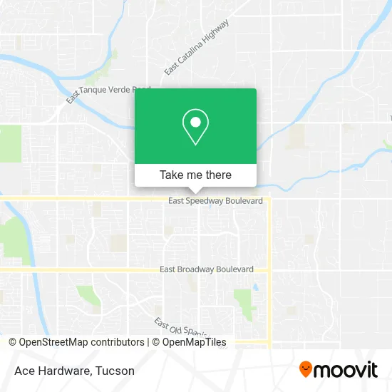 Ace Hardware map