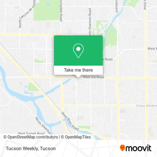 Tucson Weekly map