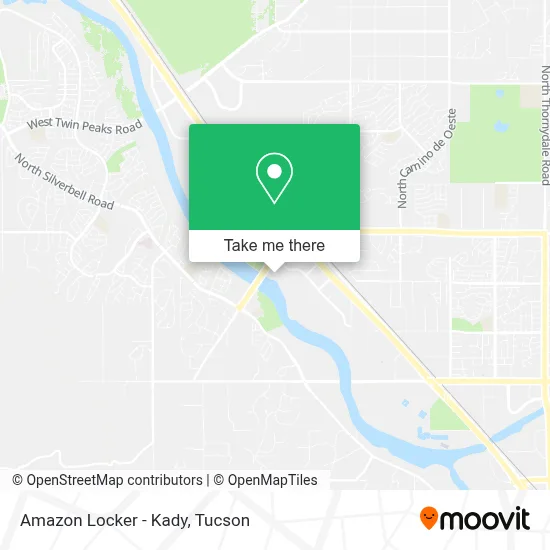 Amazon Locker - Kady map