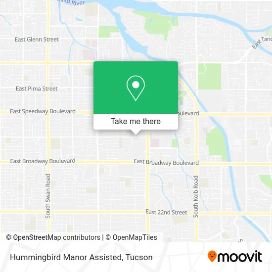 Hummingbird Manor Assisted map