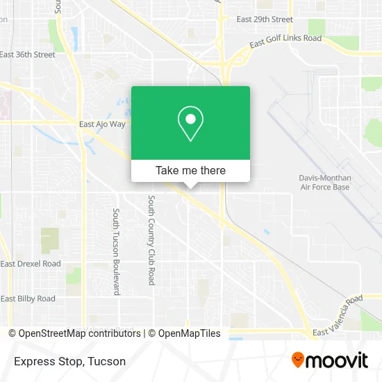 Express Stop map