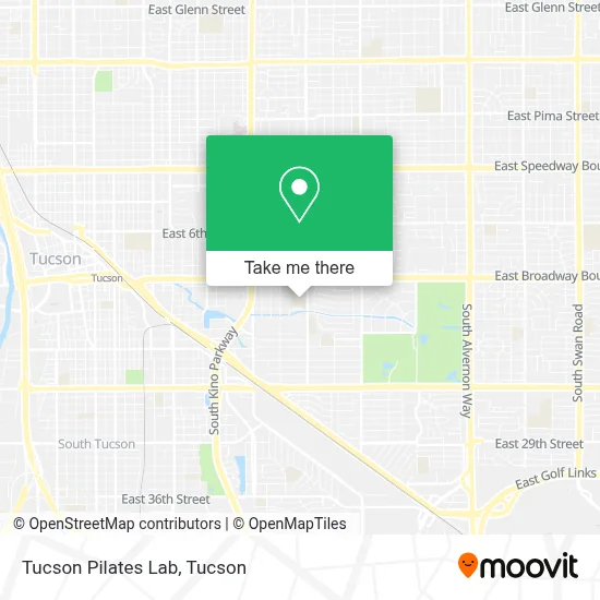 Tucson Pilates Lab map