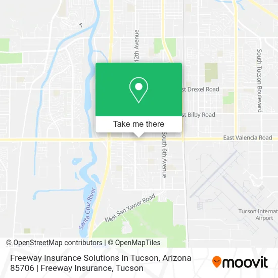 Freeway Insurance Solutions In Tucson, Arizona 85706 | Freeway Insurance map