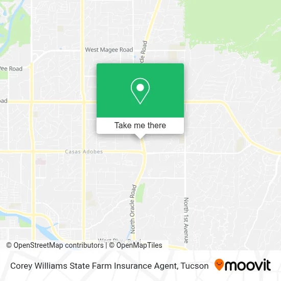 Corey Williams State Farm Insurance Agent map