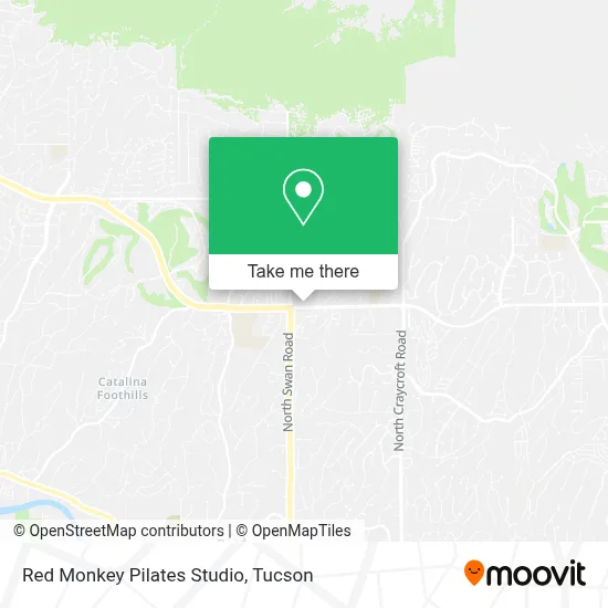 Red Monkey Pilates Studio map
