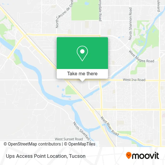 Ups Access Point Location map