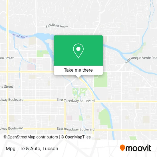 Mpg Tire & Auto map