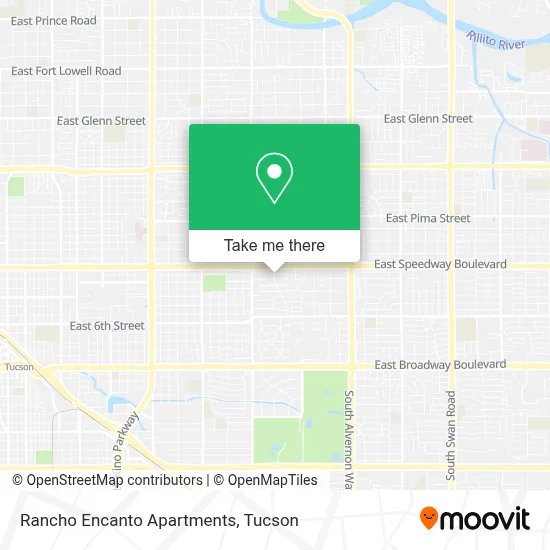 Rancho Encanto Apartments map