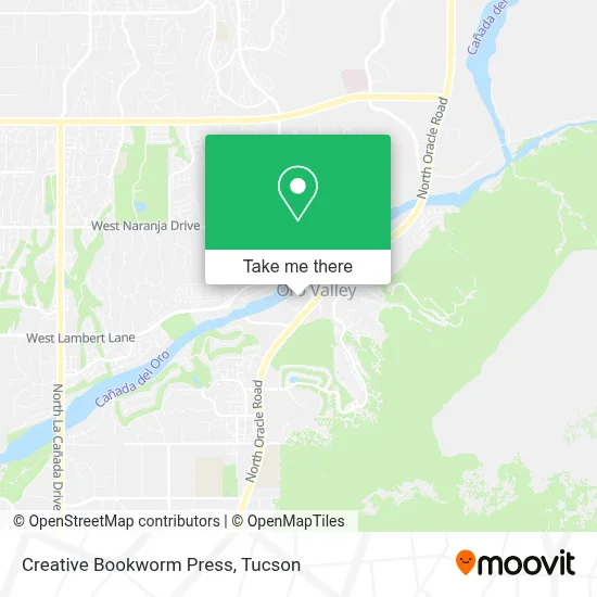 Creative Bookworm Press map