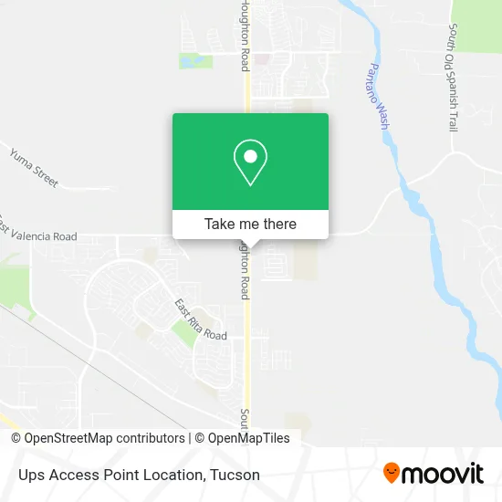Ups Access Point Location map