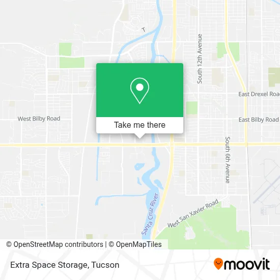 Extra Space Storage map