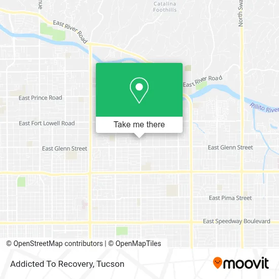 Addicted To Recovery map