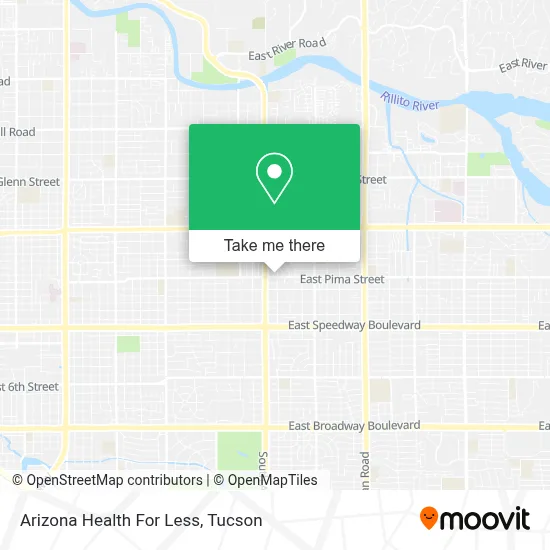 Arizona Health For Less map