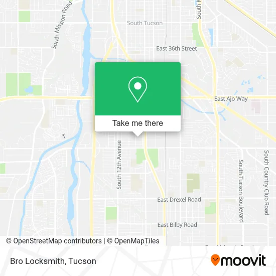 Bro Locksmith map