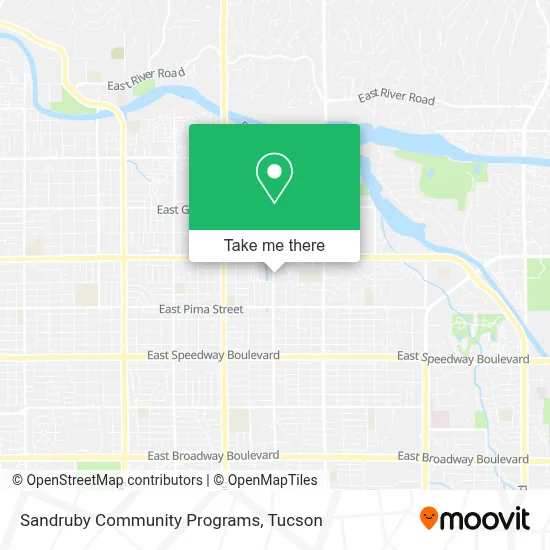 Sandruby Community Programs map