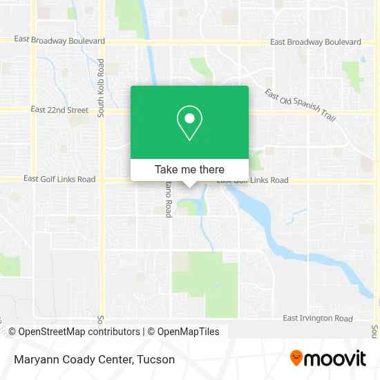 Maryann Coady Center map