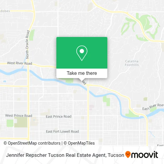 Jennifer Repscher Tucson Real Estate Agent map