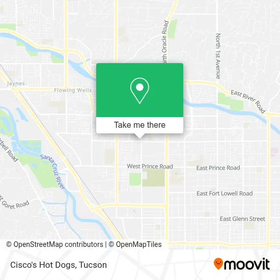 Cisco's Hot Dogs map
