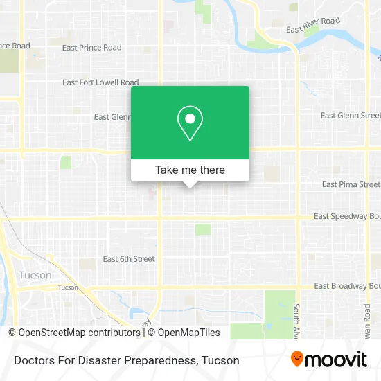 Doctors For Disaster Preparedness map