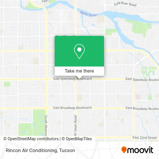 Rincon Air Conditioning map