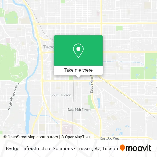 Badger Infrastructure Solutions - Tucson, Az map