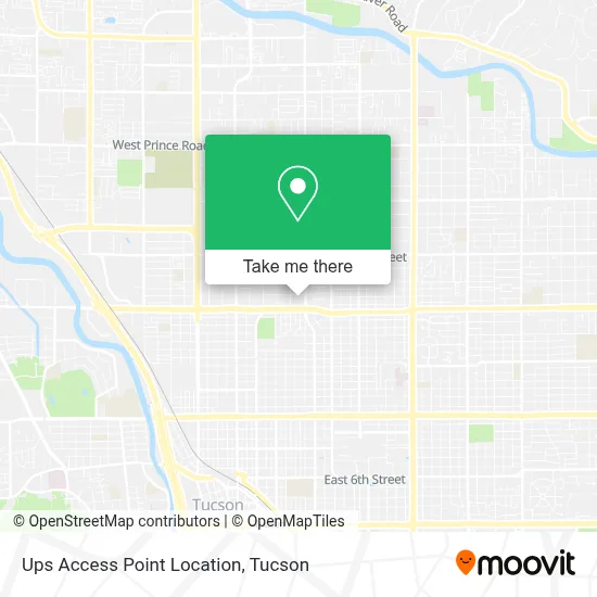 Ups Access Point Location map