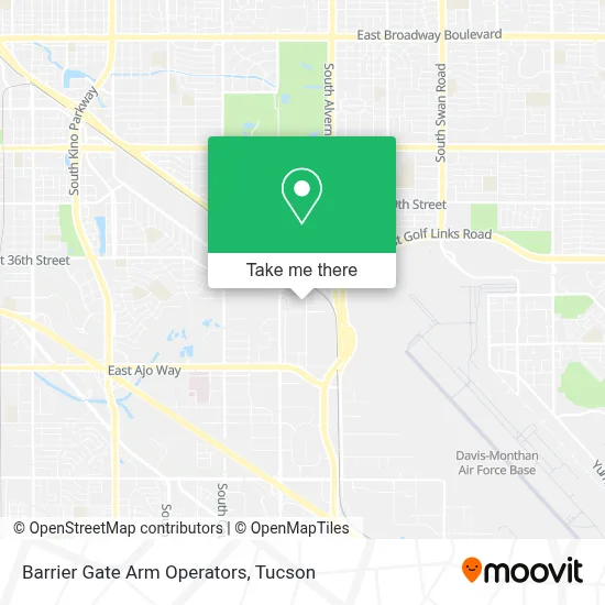Barrier Gate Arm Operators map