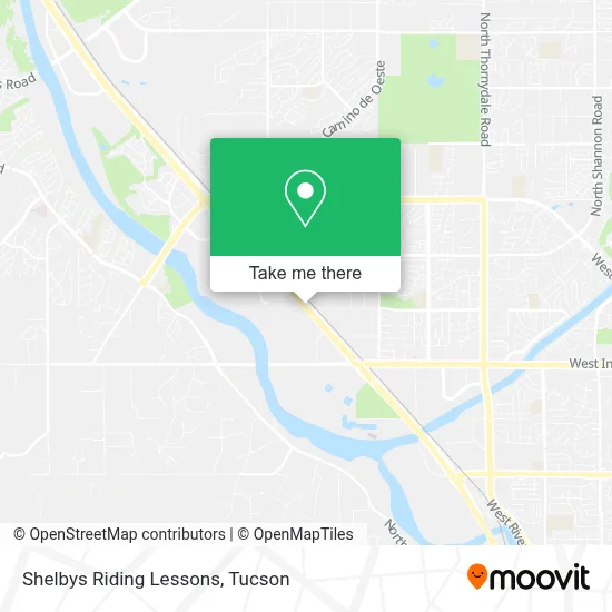 Shelbys Riding Lessons map