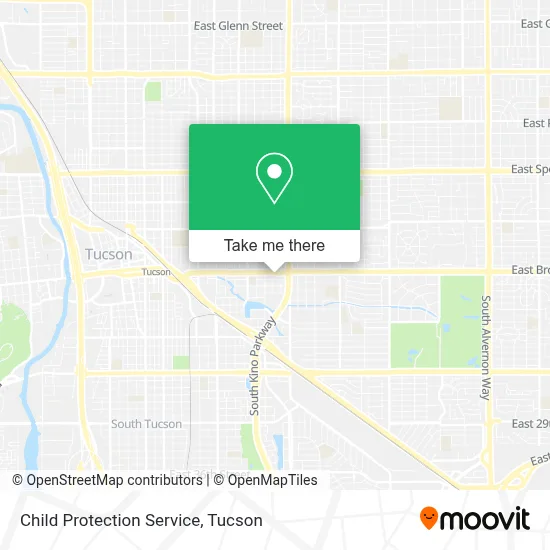 Child Protection Service map