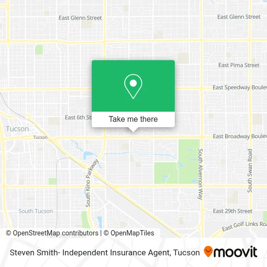 Steven Smith- Independent Insurance Agent map