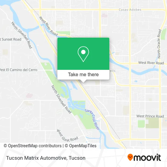Tucson Matrix Automotive map