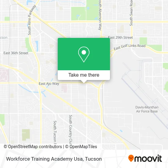 Workforce Training Academy Usa map