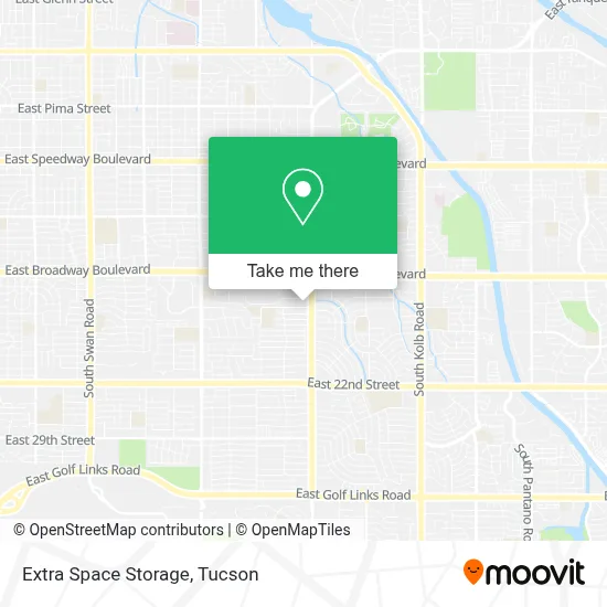 Extra Space Storage map