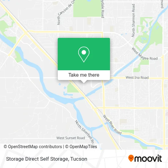 Storage Direct Self Storage map