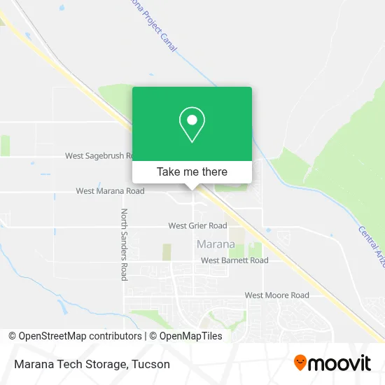 Marana Tech Storage map