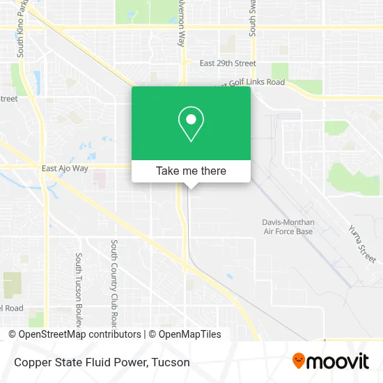 Copper State Fluid Power map