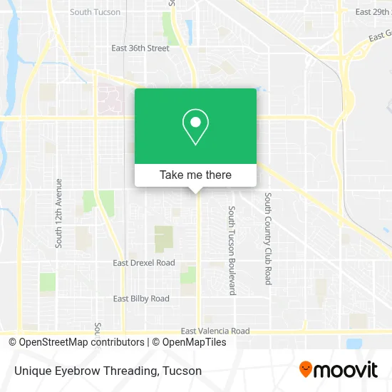 Unique Eyebrow Threading map