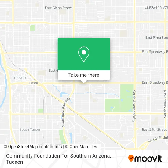 Community Foundation For Southern Arizona map