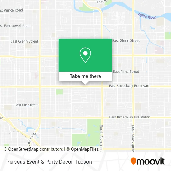 Perseus Event & Party Decor map