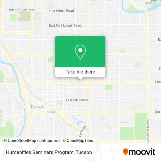 Humanities Seminars Program map