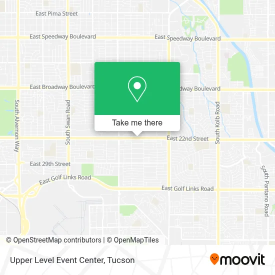 Upper Level Event Center map