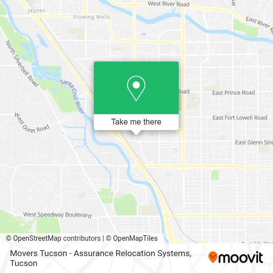 Movers Tucson - Assurance Relocation Systems map