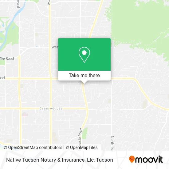 Native Tucson Notary & Insurance, Llc map