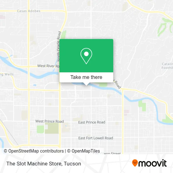 The Slot Machine Store map