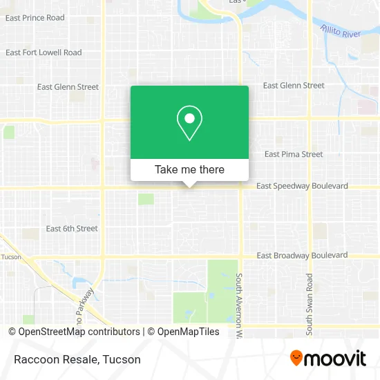 Raccoon Resale map